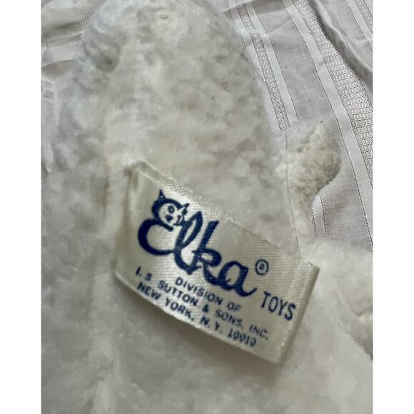 Vintage Elka Toys Navy Billy Goat mascot plush stuffed animal 1960s 70s USA - Picture 7 of 16